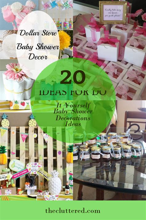 20 Ideas For Do It Yourself Baby Shower Decorations Ideas Home