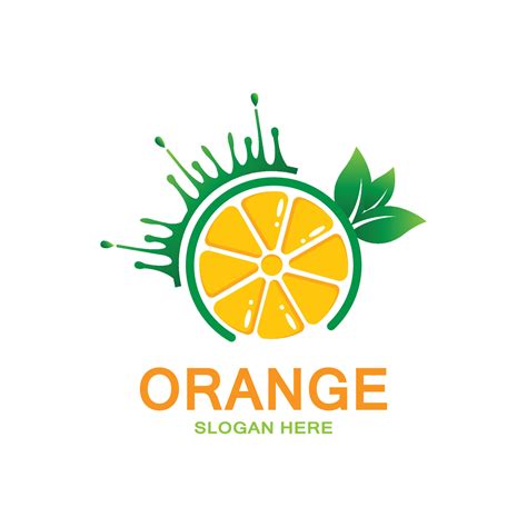 Orange Fruit Logo Icon Vector Plant Inspiration Illustration 7688658