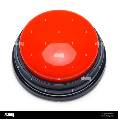 Large Red Emergency Stop Button Cut Out Stock Images And Pictures Alamy