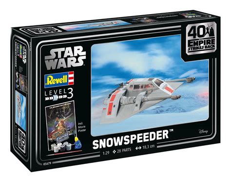 Revell Star Wars Model Kit 129 Snowspeeder 40th Anniversary 19 Cm