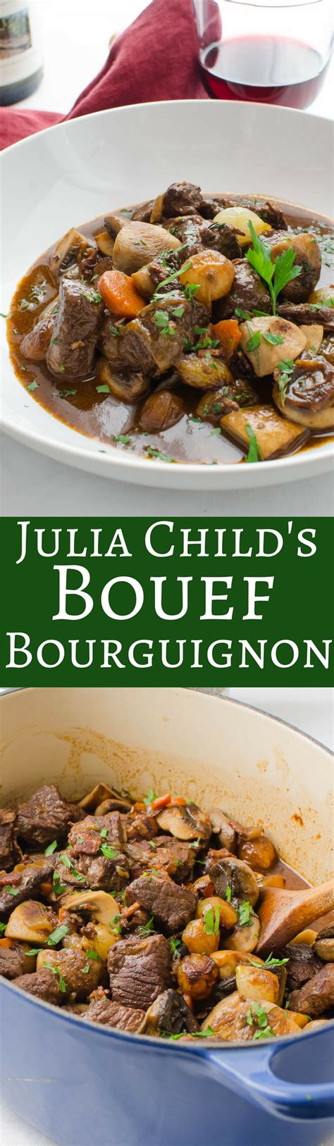 Julia Childs Boeuf Bourguignon - Glorious Braised Perfection