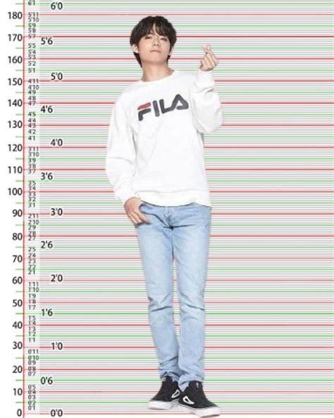 V 179cm Bts Members Height Taehyung Height Chart Bts Members