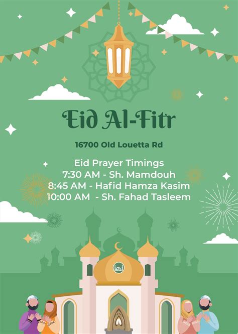 Eid Ul Fitr Mubarak Masjid Alsalam