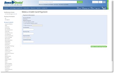 Do you want to go to the third party site? How do I make a payment using a credit card? | Benco Dental