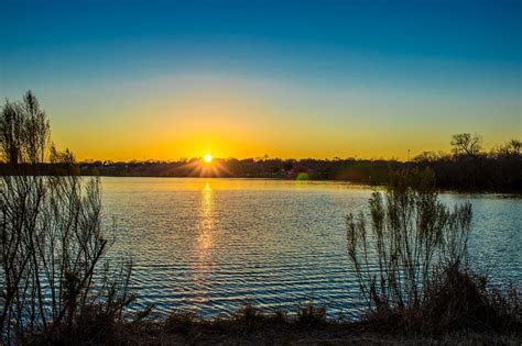 Sunset Lake Park Free Photo On Pixabay