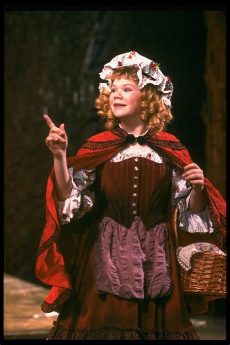 Danielle Ferland As Little Red Riding Hood In A Scene From The Broadway