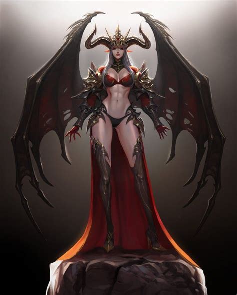 Succubus Queen By Jang Minho ImpracticalArmour Fantasy Demon