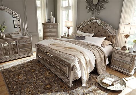 Whether you want a simple set featuring a bed, dresser and with our wide selection of colors and styles, you can find the perfect king bedroom furniture set to fit your design tastes. Birlanny Panel Bedroom Set by Signature Design by Ashley ...