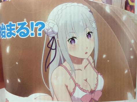 Crunchyroll Rem Ram And Emilia Put On Swimsuits For Re Zero Kiss