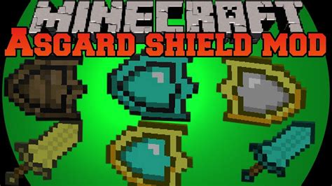 Minecraft Mod Showcase Asgard Shield Mod Mod Review Youtube