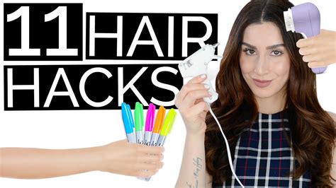11 Weird Hair Hacks Every Lazy Girl Needs To Know Youtube