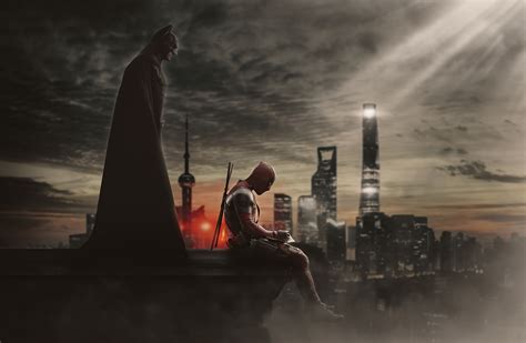 Deadpool And Batman 4k Wallpaperhd Superheroes Wallpapers4k