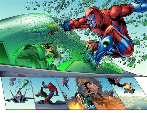 Green Lantern Vs Manhunter Comic Art Community Gallery Of Comic Art