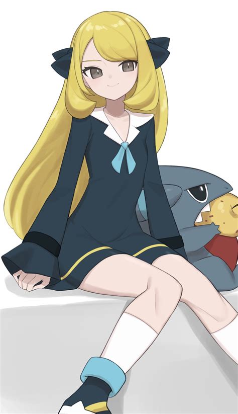 Cynthia And Gible Pokemon And 2 More Drawn By Nuneno Danbooru