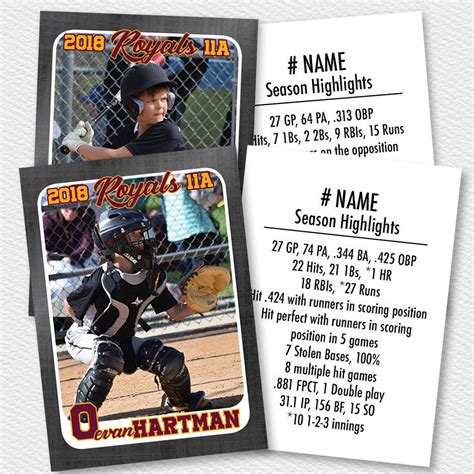 The books feature a boy, joe stoshack, who can travel through time when he touches old baseball cards. customized team set printable baseball cards {front and back} · Blue Sun Designs