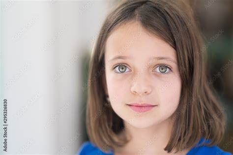 9 Years Old Girl Portrait Stock Photo Adobe Stock