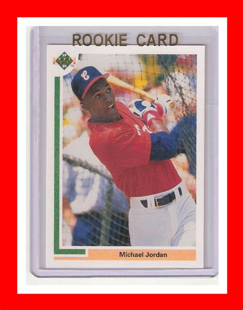 islandgift2011 : 1991 UD #SP1 MICHAEL JORDAN BASEBALL ROOKIE CARD {MINT}