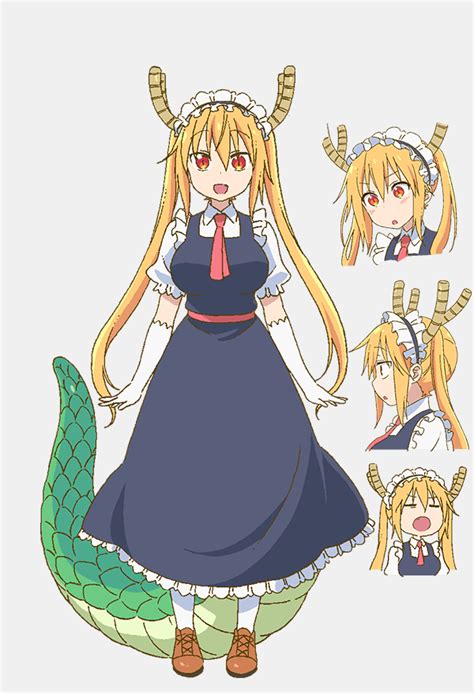 Preview And Character Designs Offer A Look At Miss Kobayashi S Dragon Maid Tv Anime