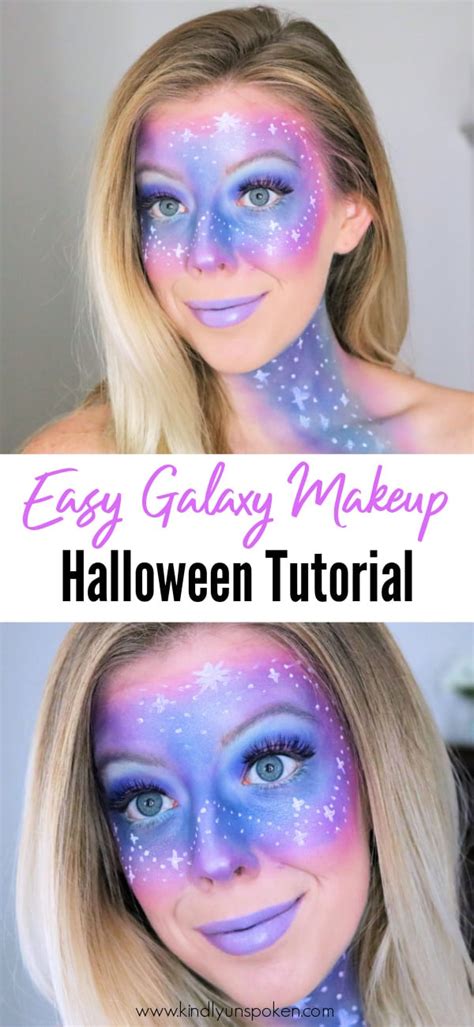 Easy Galaxy Makeup Tutorial For Halloween Kindly Unspoken