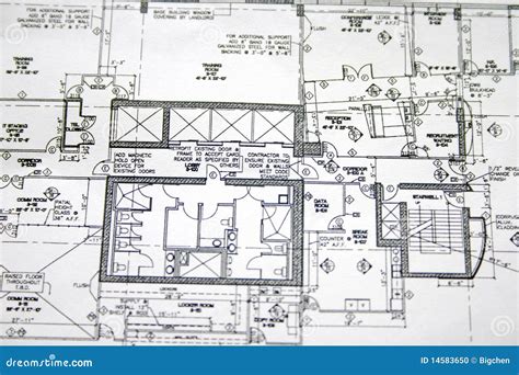 Floor Plan Drawing Stock Photo Image 14583650
