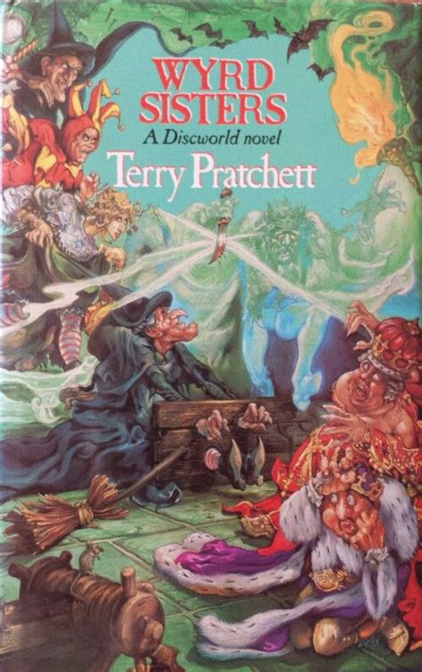 Wyrd Sisters 1st Uk Edition Front Cover By Josh Kirby Wyrd Sisters