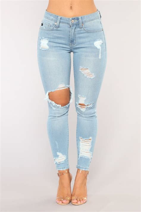 Him And I Ankle Jeans Light Blue Wash In 2020 Jeans Outfit Women