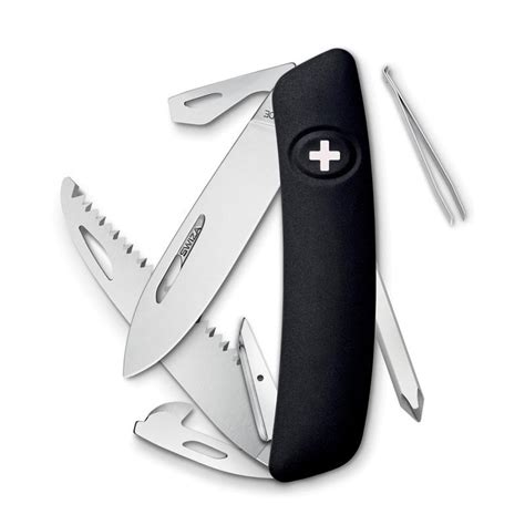 İsviçre çakısı bir olduğunu çok takımlı çakı tarafından üretilen victorinox. Swiza D06 Siyah İsviçre Çakısı