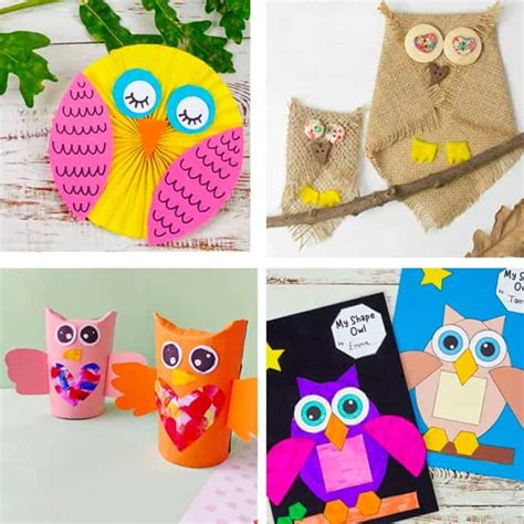 Cute Owl Crafts For Kids Kids Craft Room