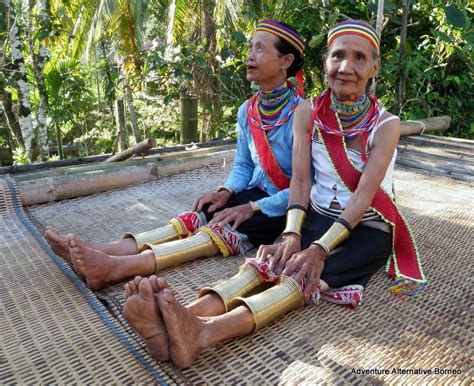 Borneo Traditional Penan Women From The Sarawak Region Of Borneo
