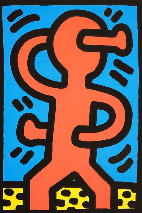 Keith Haring Untitled 1987 Sold The Whisper Gallery