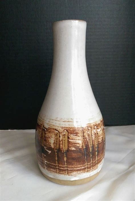 Marshall Studios Martz Pottery Bottle Vase M91 Brown Mid Century Modern