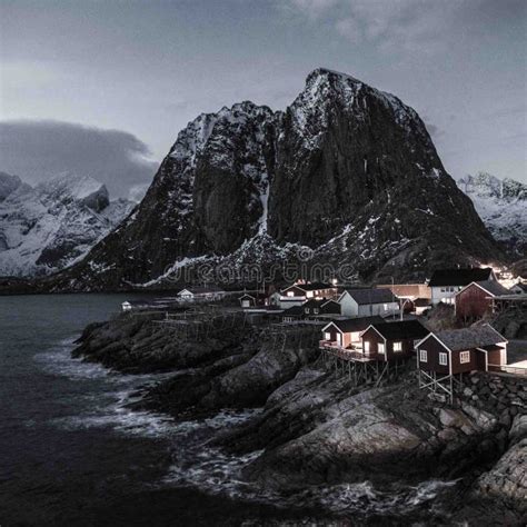 Hamnoy Norway Fishing Village On Lofoten Islands Stock Photo Image