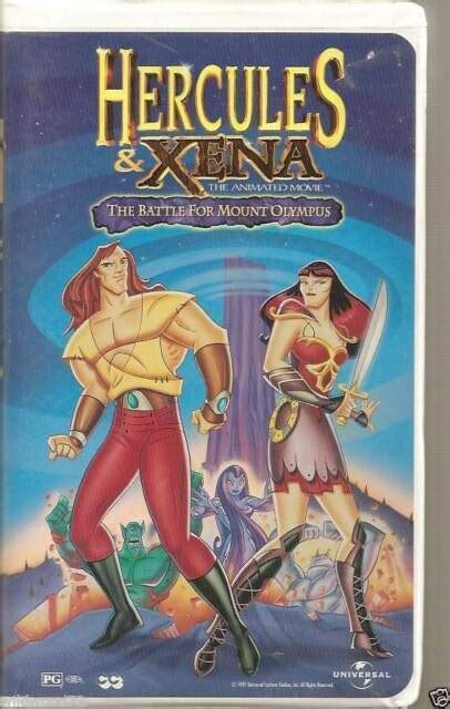 Hercules Xena The Animated Movie The Battle For Mount Olympus Vhs