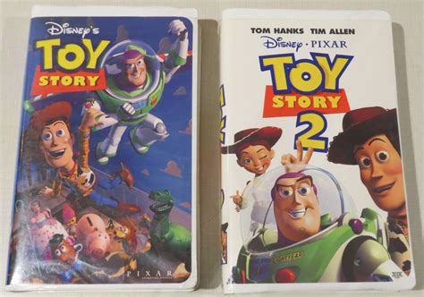 Vhs Tapes Lot Of 2 Toy Story And Toy Story 2 Disney