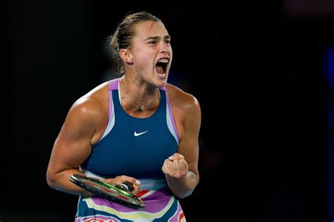 tennis australian open 2023 sabalenka ‘super happy after claiming maiden grand slam singles