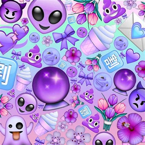 Purpl33 Emoji Backgrounds Iphone Wallpaper Hipster Happy Wallpaper