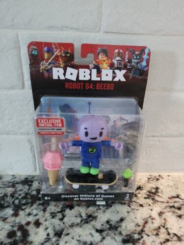 Roblox Robot 64 Beebo Figure Pack With Code New Factory Sealed