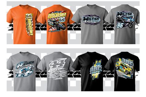 Available in many sizes and colours. Custom Racing T-Shirts & Hoodies