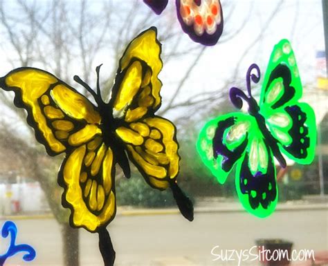 Easy To Make Butterfly Window Clings