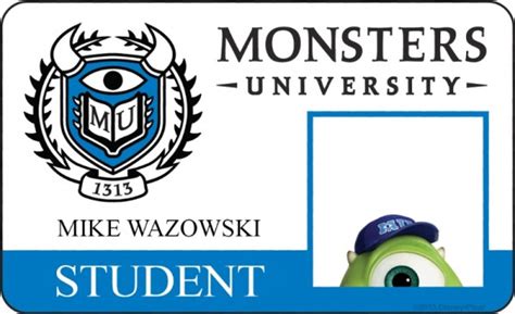 Maybe you would like to learn more about one of these? New character posters and ID cards for MONSTERS UNIVERSITY