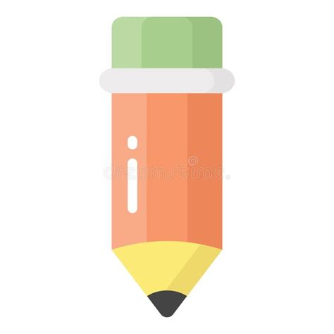 Pencil Vector Flat Icon School And Education Icon Stock Vector