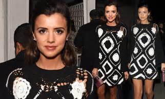 Lucy Mecklenburgh Shows Off Legs In Minidress In London Daily Mail Online