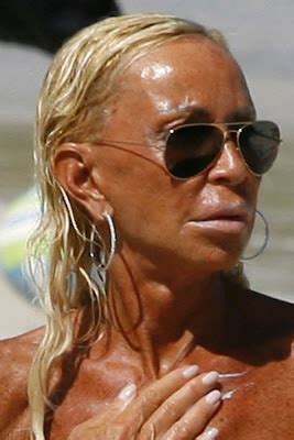 Donatella Versace Topless Pictures From St Barts I Am Truly Sorry