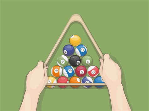 The following video also provides a good overview pattern racking, where you purposefully place balls in certain positions in the rack, is prohibited by the official rules of pool. How to Rack in 8 Ball: 10 Steps (with Pictures) - wikiHow