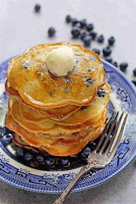 Blueberry Pancakes Recipe Recipe Blueberry Pancakes Easy Blueberry