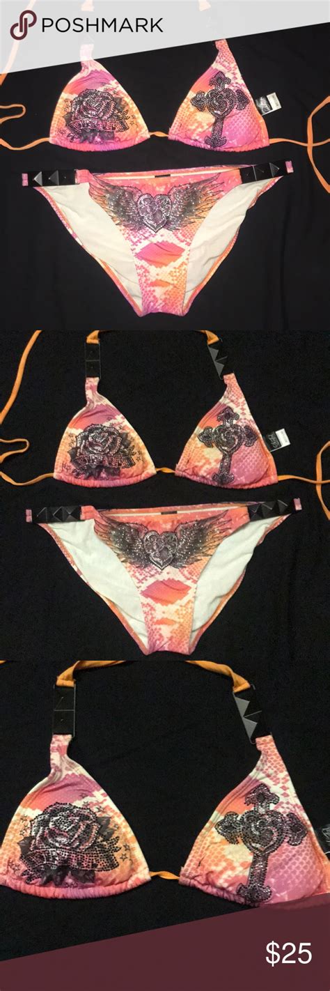 Maybe you would like to learn more about one of these? Sinful Tattoo Print Bikini | Print bikini, Bikinis ...