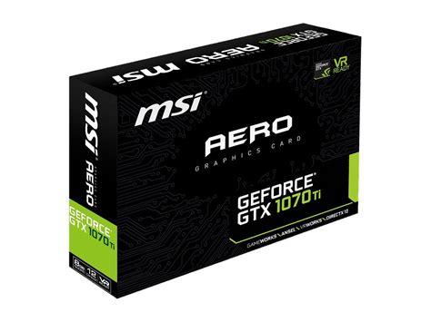 Msi Geforce Gtx 1070 Ti Video Card Gtx 1070 Ti Aero 8g