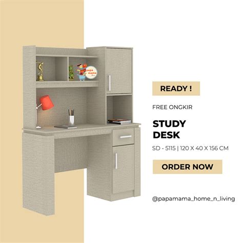 Berbicara soal kayu, mungkin anda juga tidak asing dengan papan triplek. Harga Meja Belajar Bahan Triplek - MEJADWAL