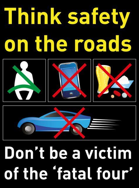 21 Road Safety Ideas Road Safety Safety Road Safety Poster