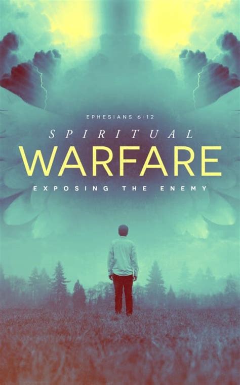Spiritual Warfare Church Bulletin Cover Sharefaith Media